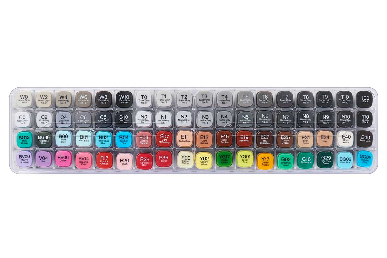 COPIC® Classic 72PC Marker Set B
