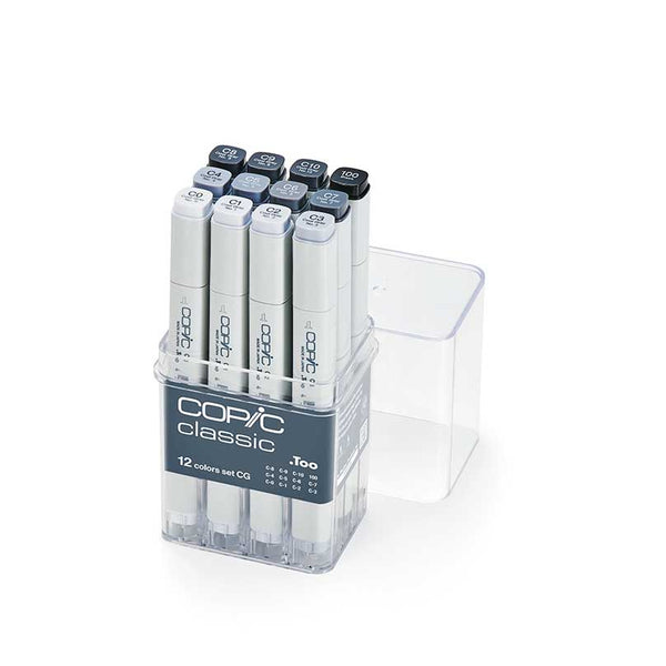 COPIC® Classic Cool Gray 12PC Set | COPIC® Markers