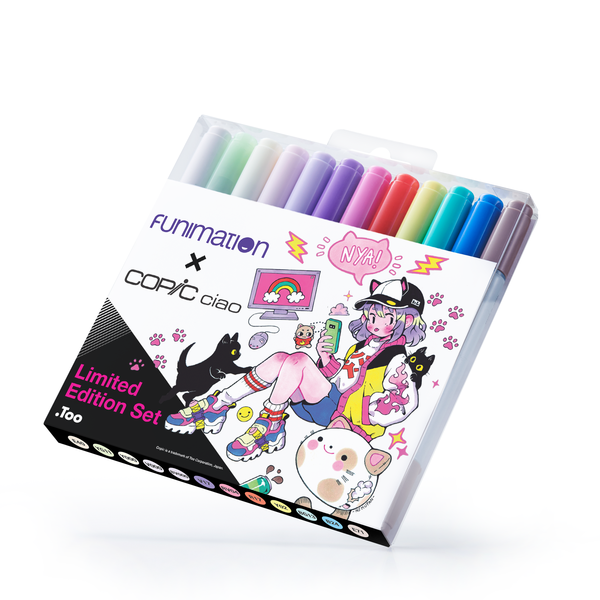 Limited Edition COPIC® Ciao x Funimation Set | COPIC® Markers Limited Edition COPIC® Ciao x Funimation Set | COPIC® Markers