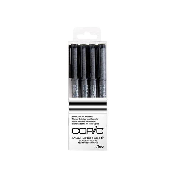 COPIC® Multiliner Broad 4PC Set | COPIC® Pens – COPIC® Markers