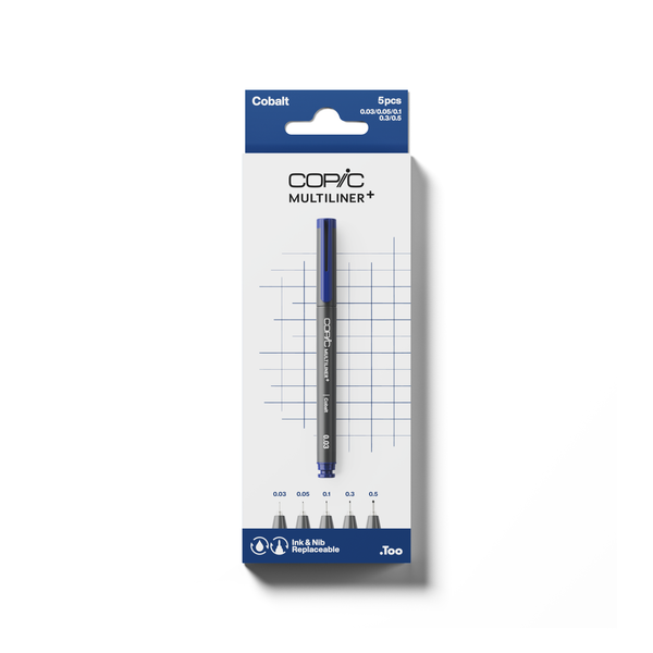 COPIC® Multiliner+: Cobalt 5PC Set