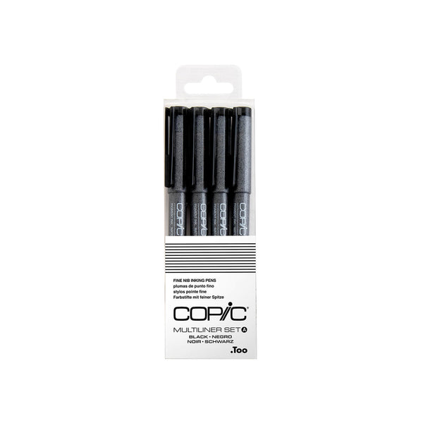 COPIC® Multiliner Fine 4PC Set | COPIC® Pens – COPIC® Markers