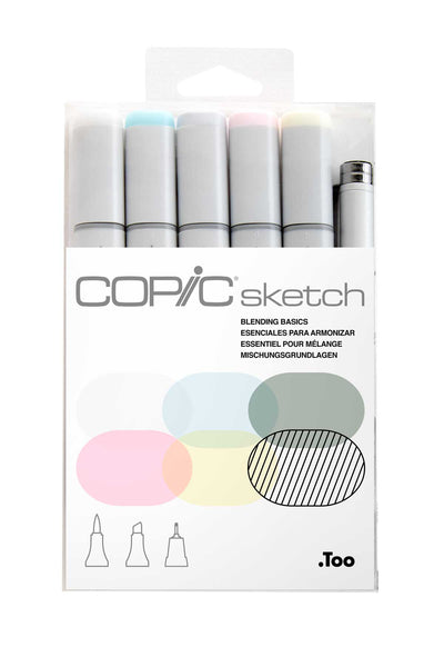 COPIC® Sketch Blending Basics 6PC Set | COPIC® Markers