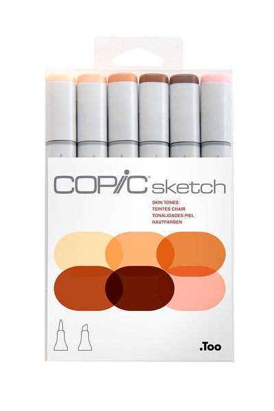 COPIC® Sketch Portrait 6PC Set | COPIC® Markers