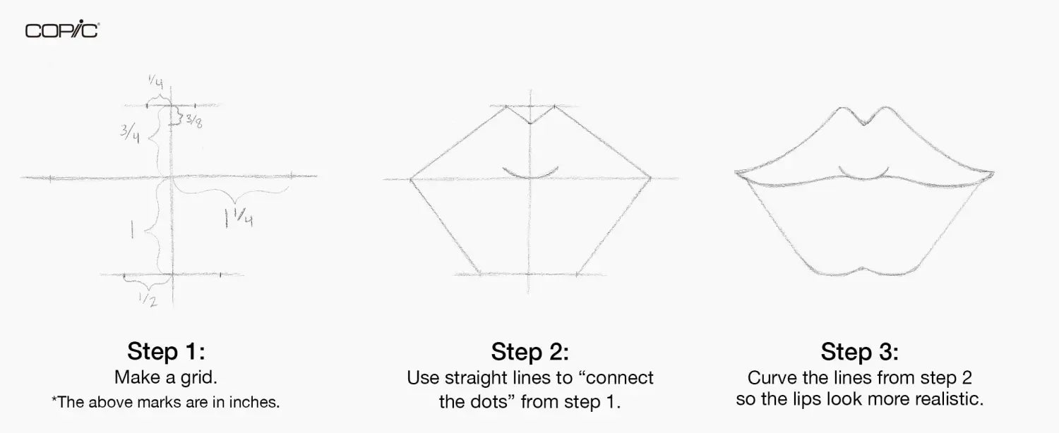 full lips step-by-step