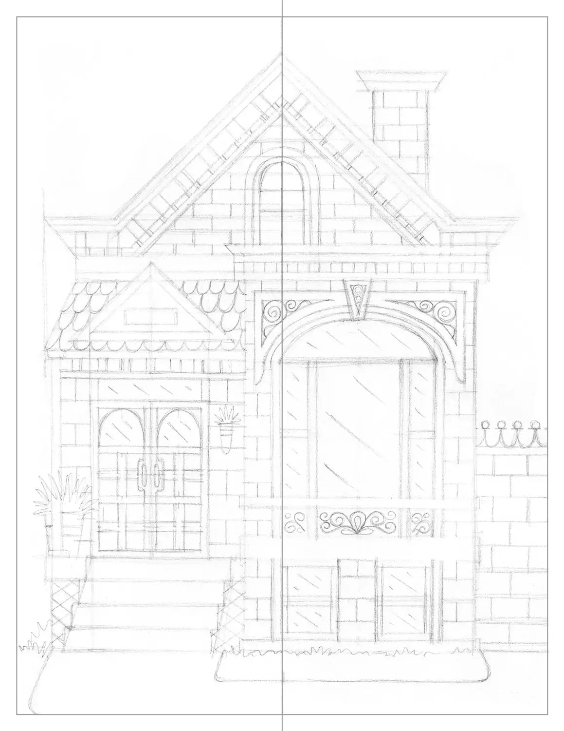 Textures Draw + Outline a House