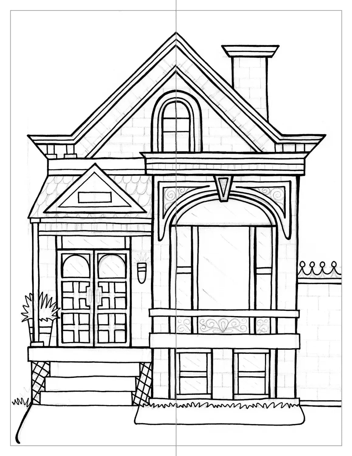 Textures Draw + Outline a House