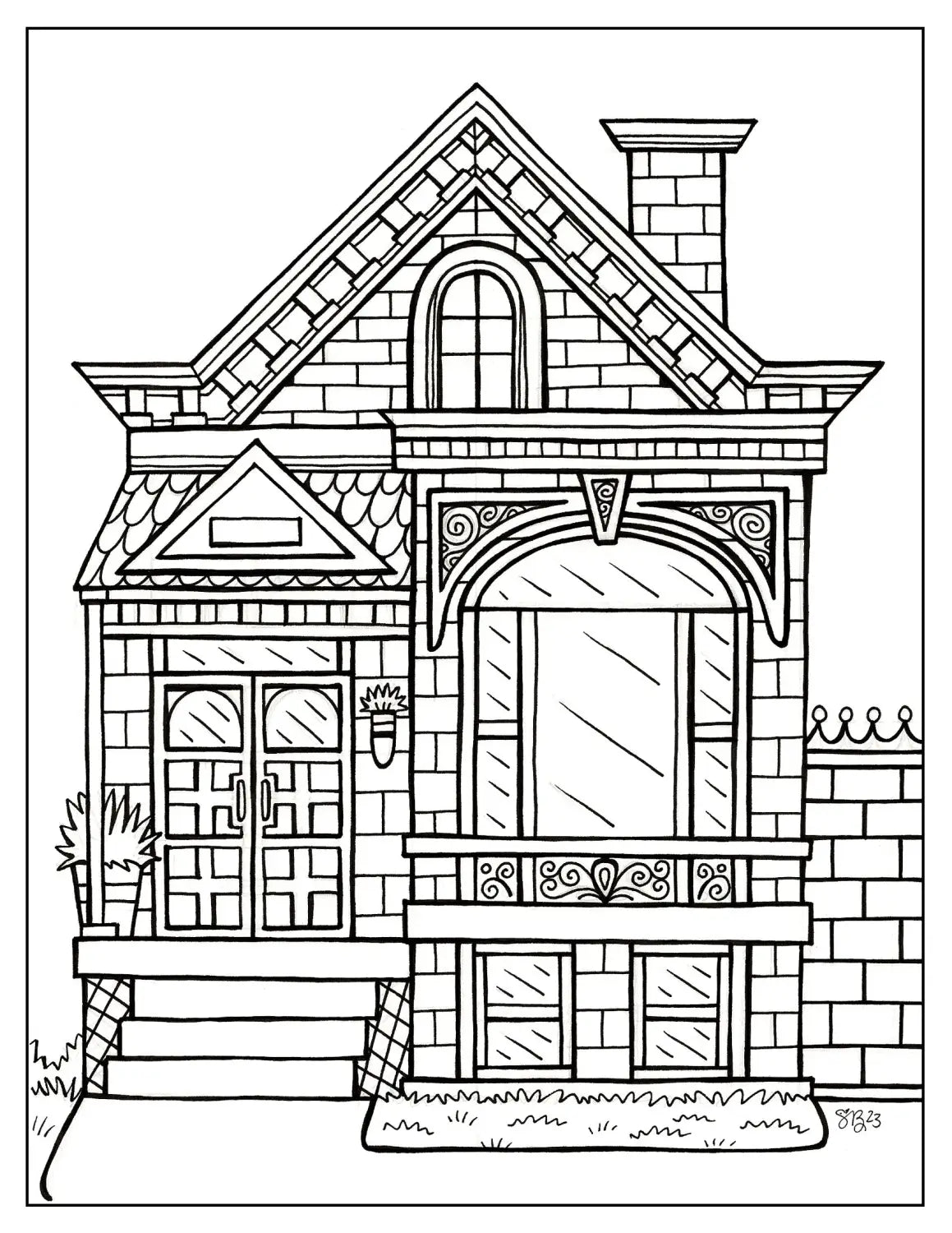 Textures Draw + Outline a House