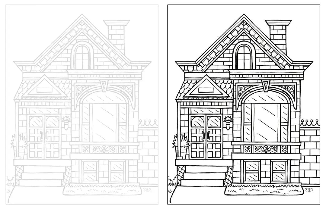 Textures Draw + Outline a House