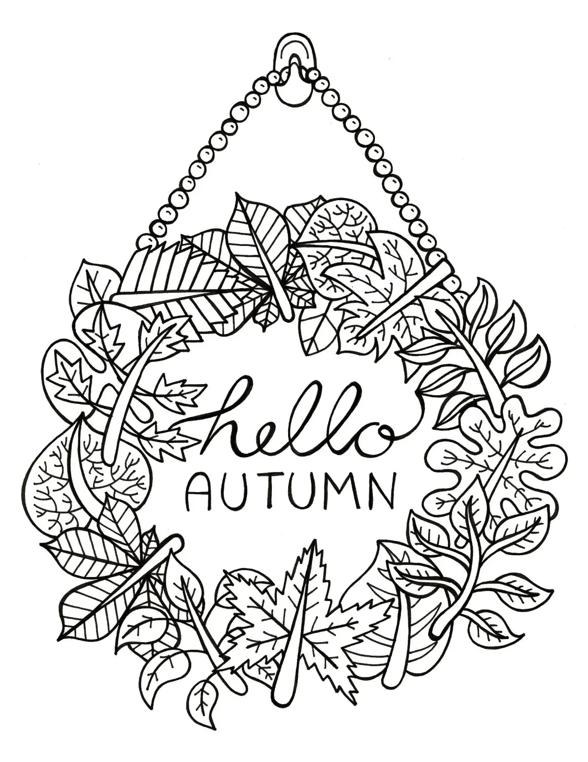 Nature Doodle Leaves