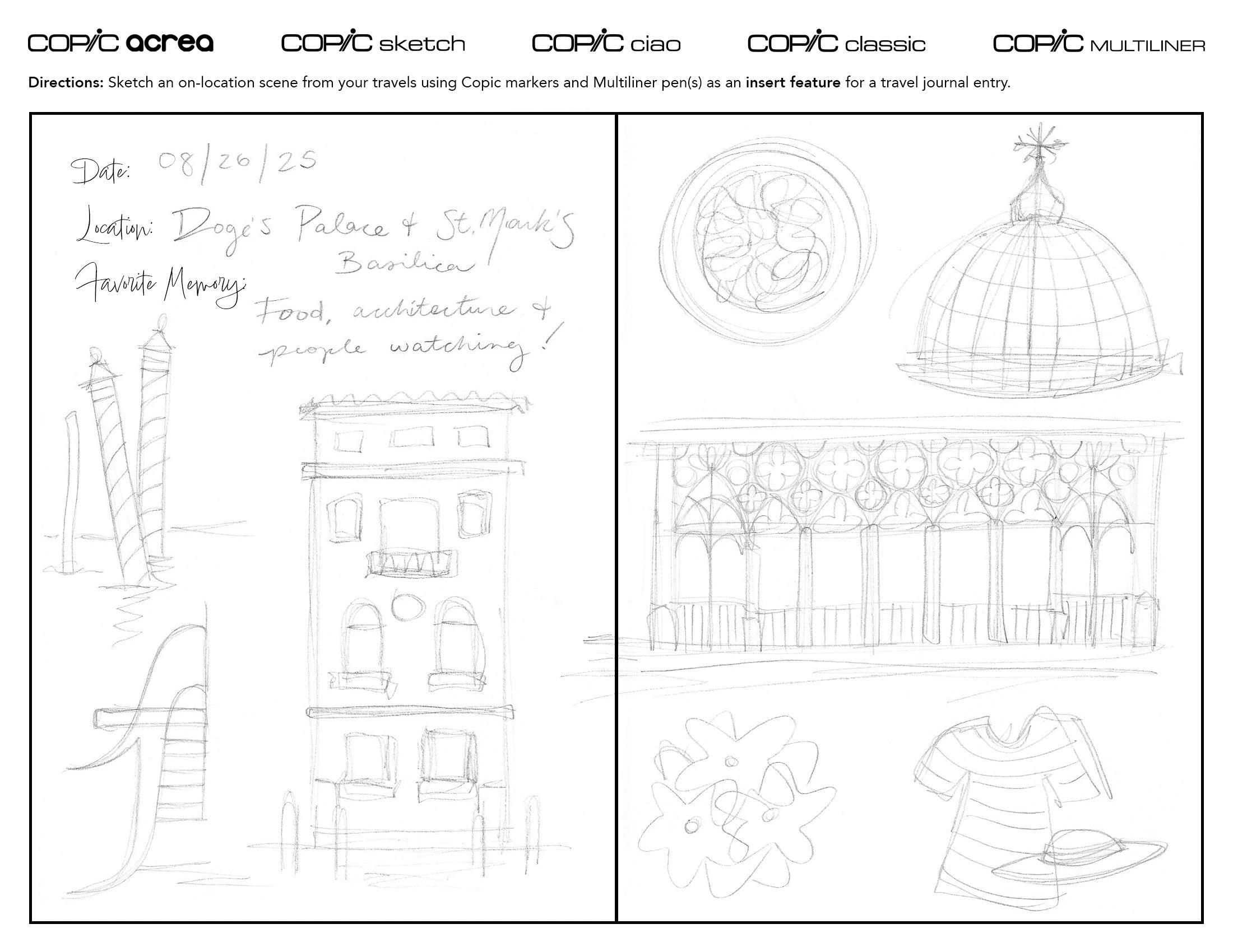 Travel Journal: Plein Air Sketching
