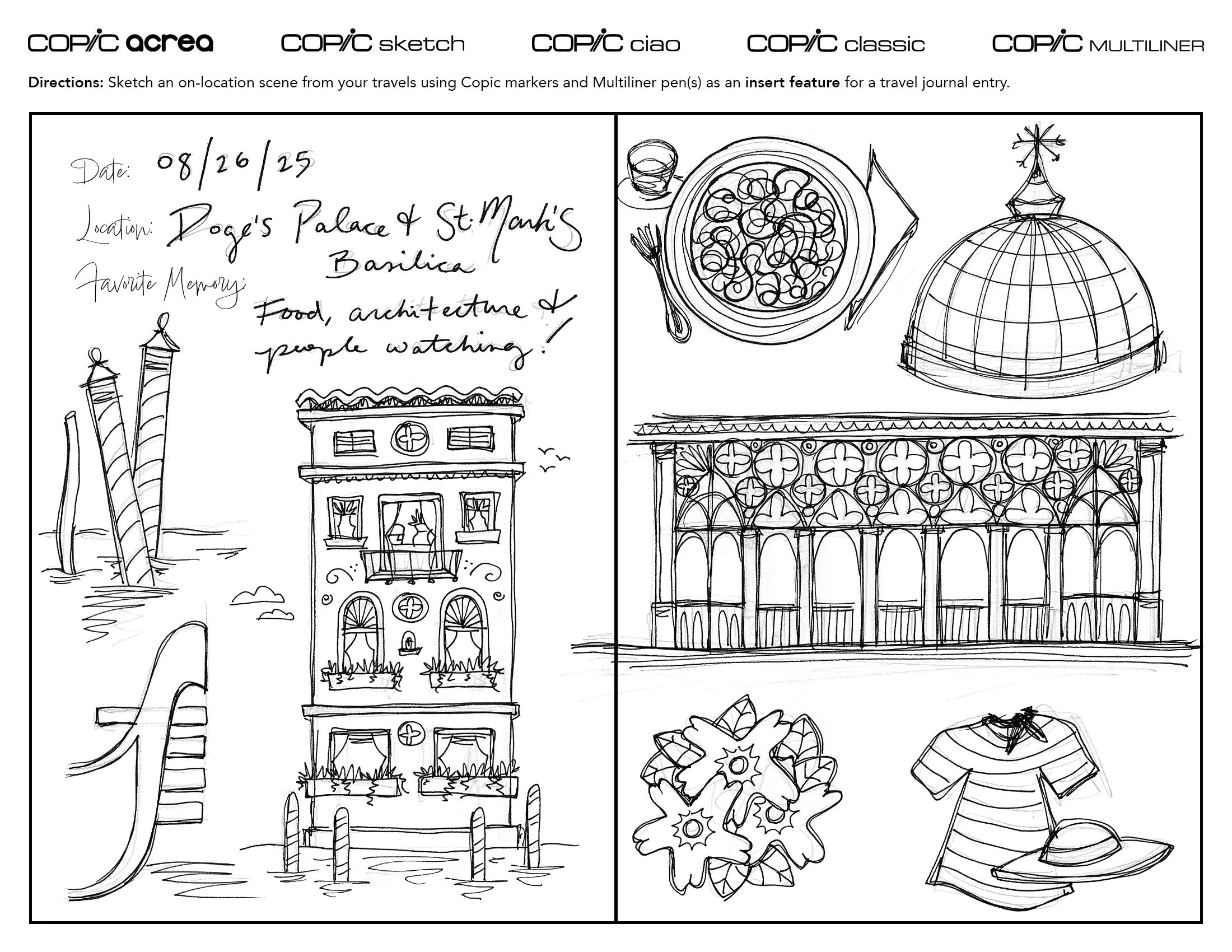 Travel Journal: Plein Air Sketching