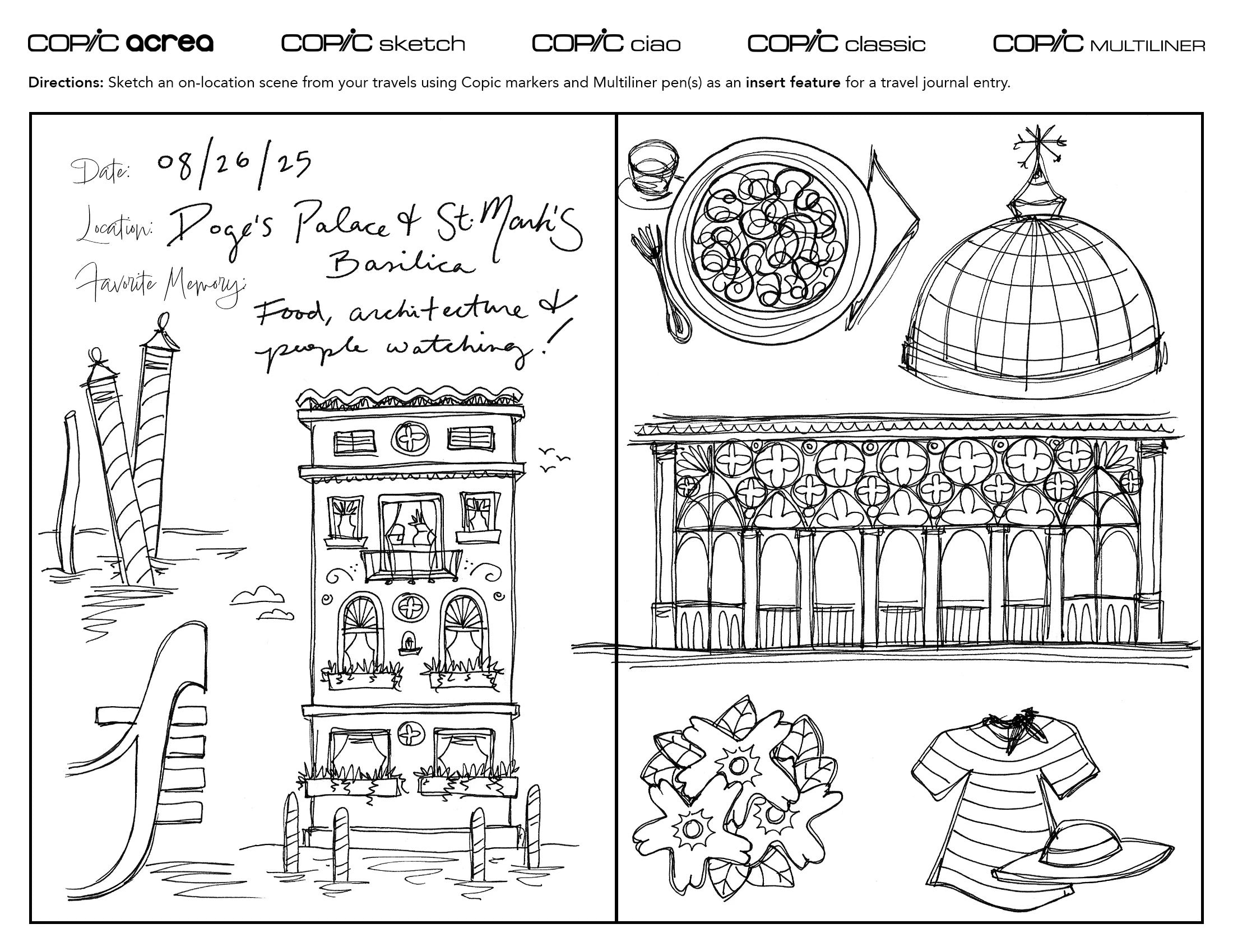Travel Journal: Plein Air Sketching