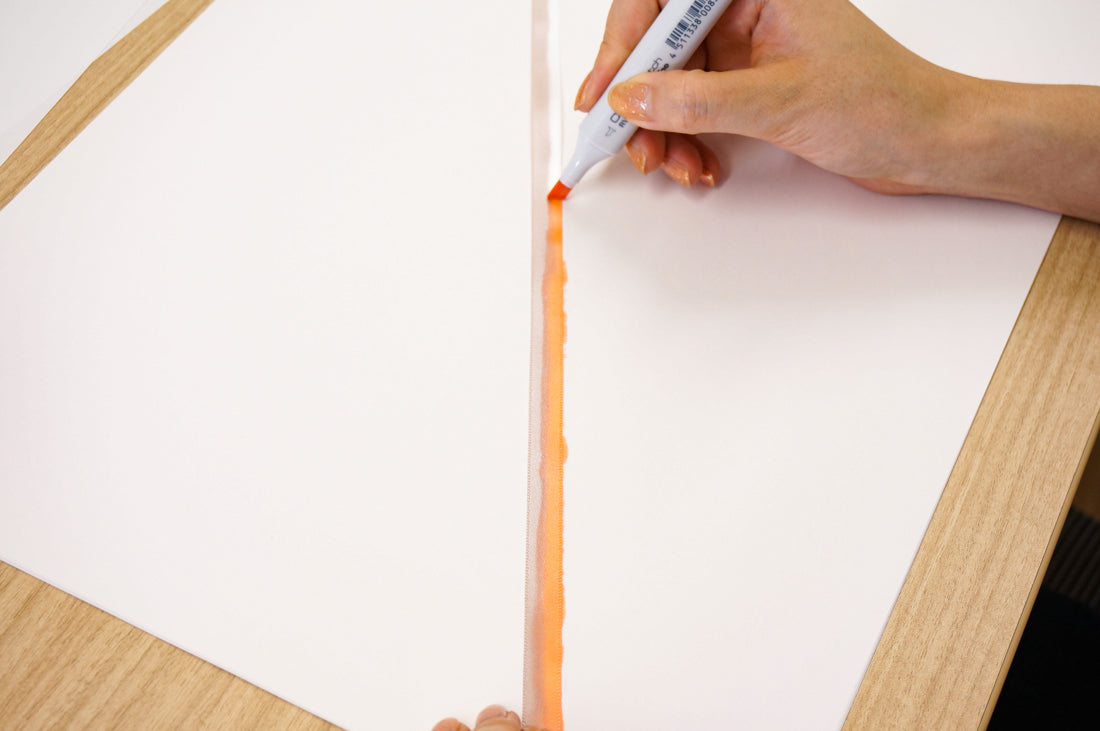 How to dye ribbons - Step 2