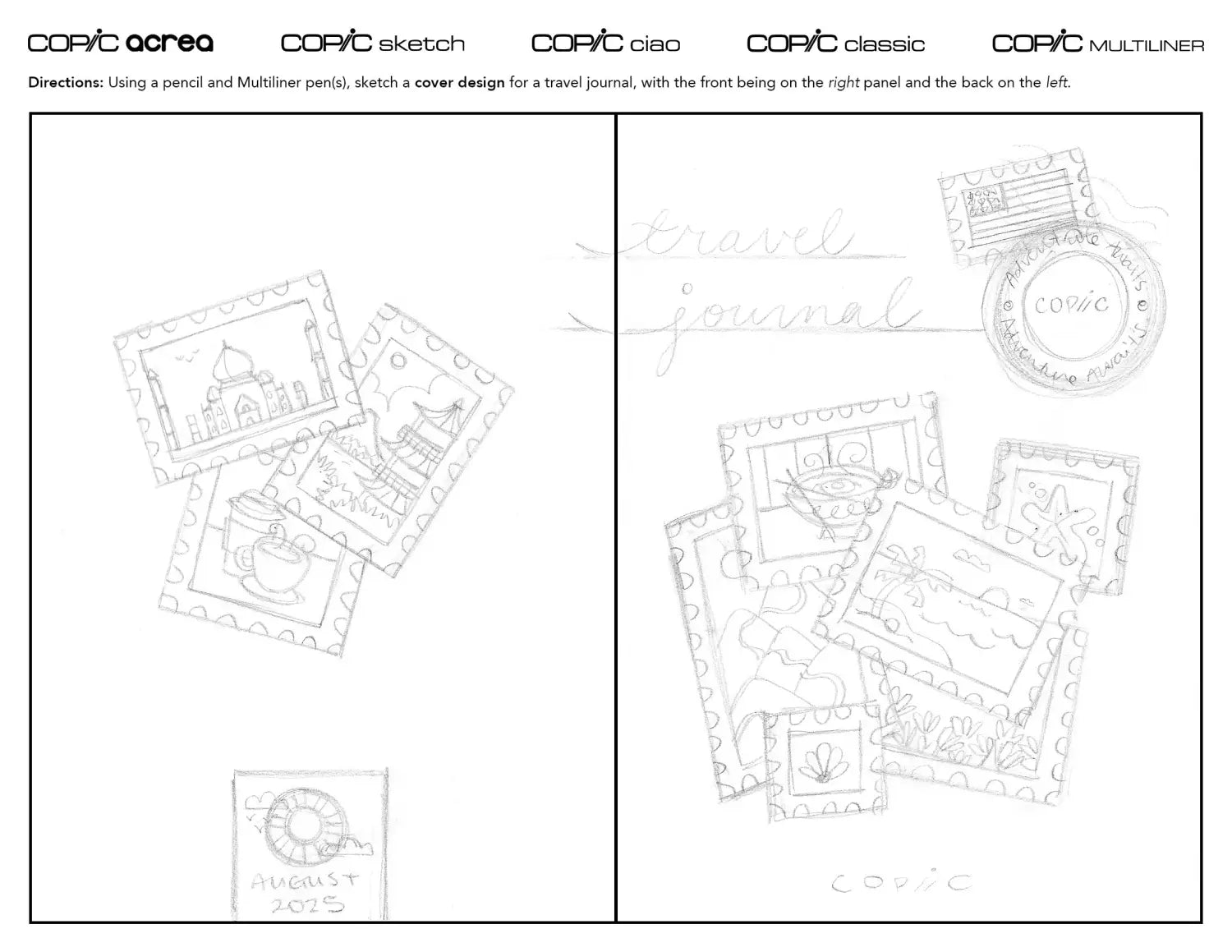 Designing a Travel Journal Cover