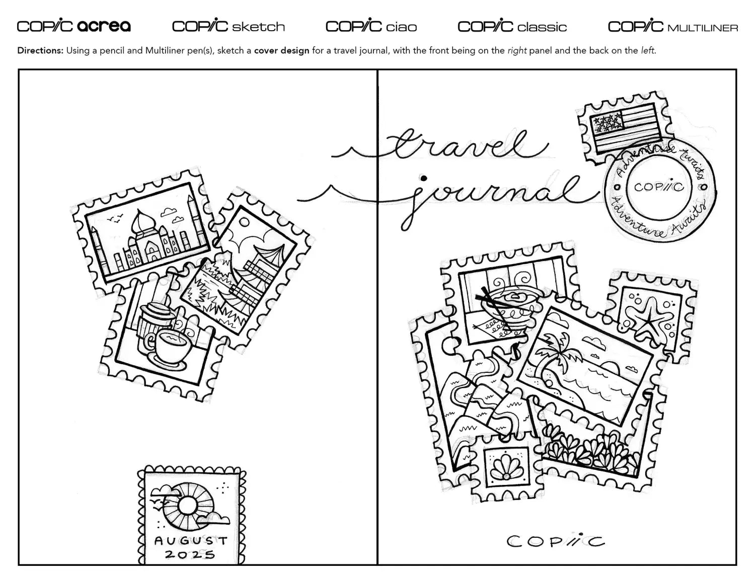Designing a Travel Journal Cover