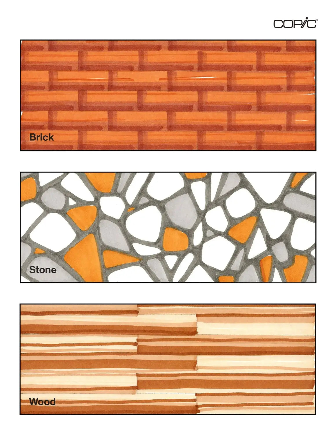 Intro to textures: brick stone wood
