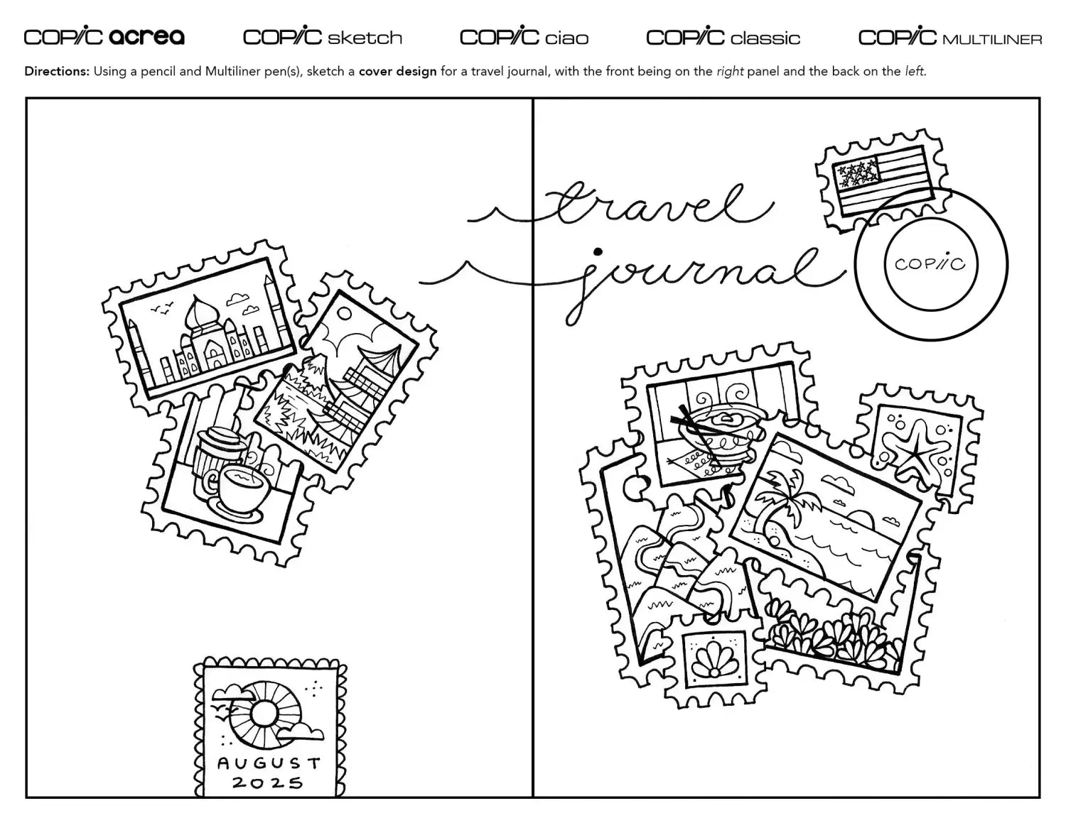 Designing a Travel Journal Cover