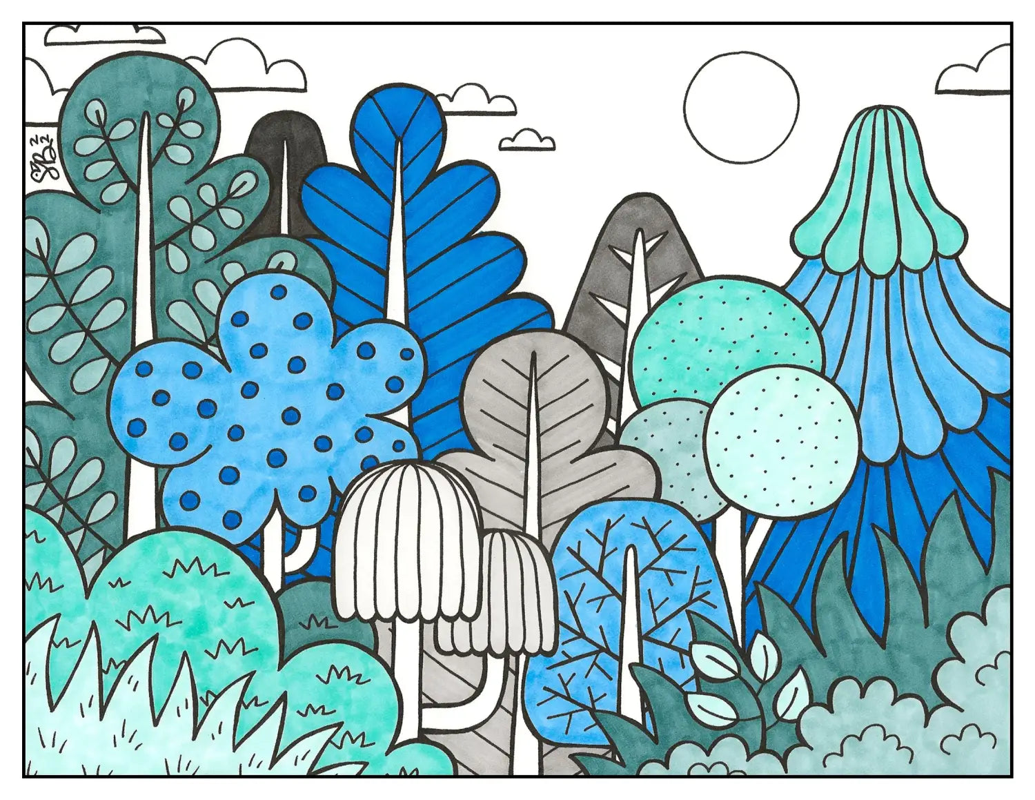 TREES winter palette