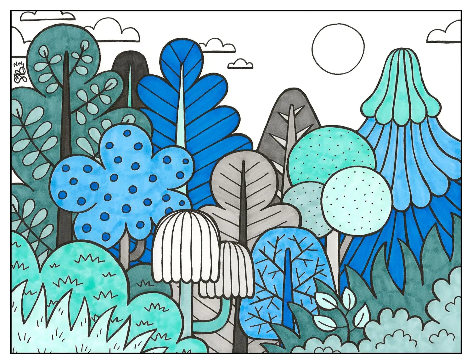 TREES winter palette