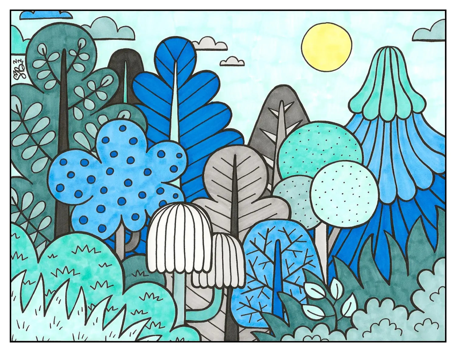 TREES winter palette