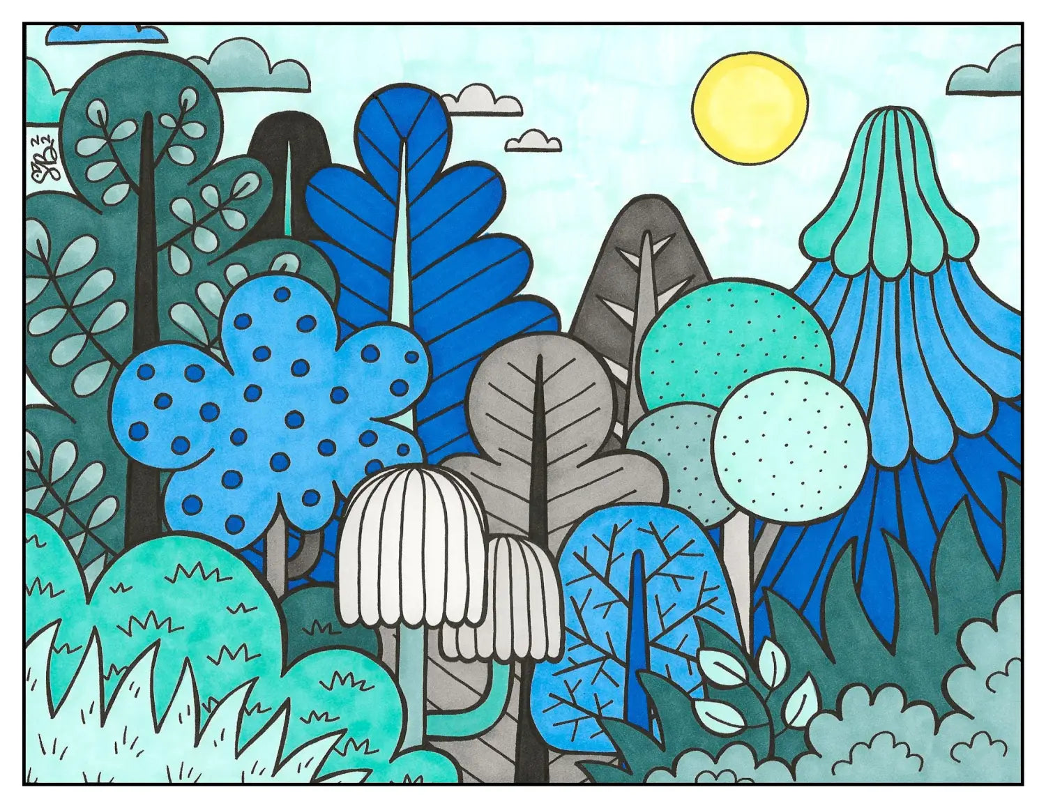 TREES winter palette