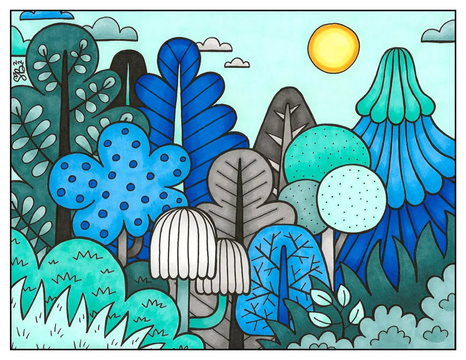 TREES winter palette