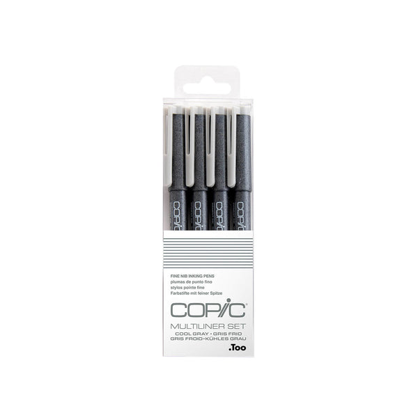 COPIC® Multiliner Cool Gray 4PC Set