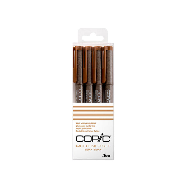 COPIC® Multiliner Sepia 4PC Set