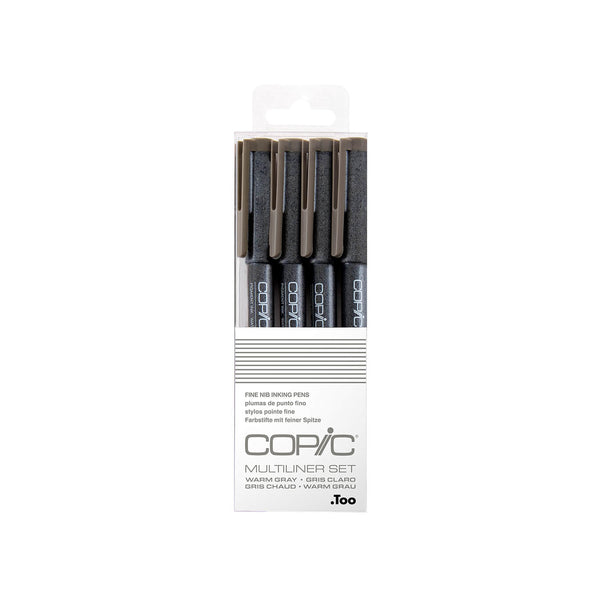 COPIC® Multiliner Warm Gray 4PC Set