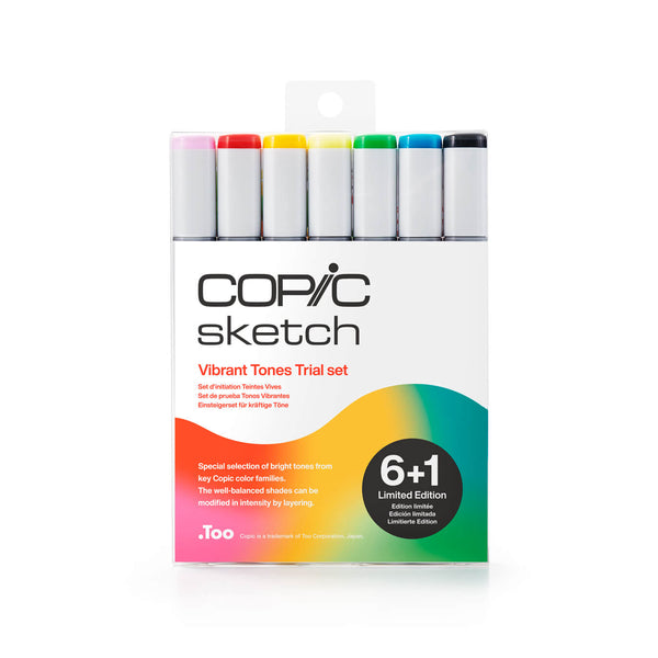 COPIC® Sketch: Limited Edition Vibrant Tones 6+1 Set